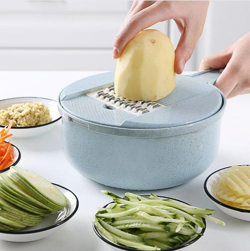 8-in-1 Multipurpose Vegetable Slicer & Grater Set