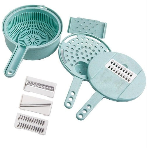 8-in-1 Multipurpose Vegetable Slicer & Grater Set